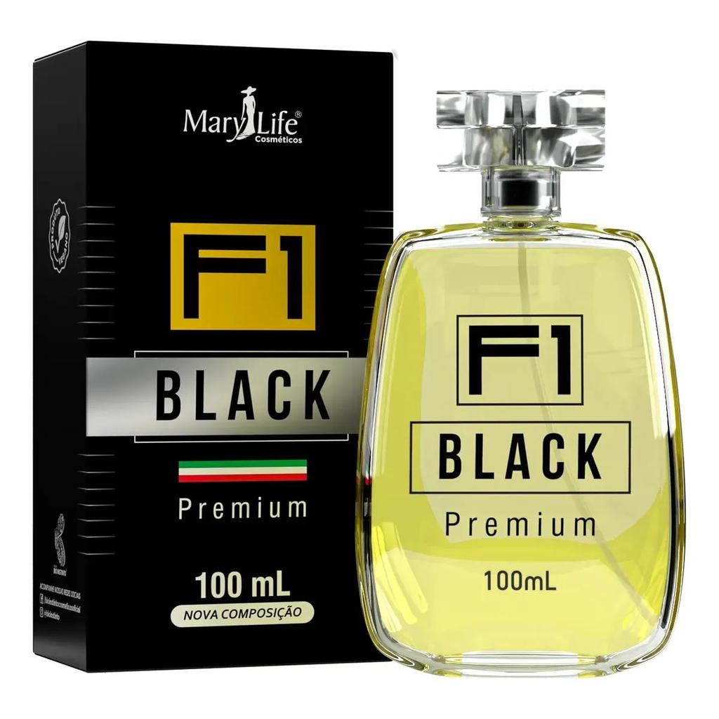 Perfume F1 Black Premium 100ml Mary Life (Masculino)