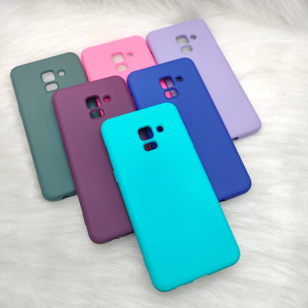 Capa Capinha Silicone Aveludada Para Samsung Galaxy A8 Plus/A8+/A730
