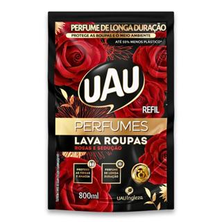 Lava Roupas 800ml Perfumes Rosas E Sedução Uau Refil em Oferta na Shopee
