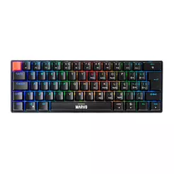 Teclado Mecanico Marvo KG933G, RGB, ABNT2, Switch Vermelho, Preto, KG933G-BK