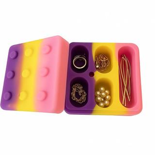 Pote de Silicone Lego 4+1 26ml | Ideal para Maquiagem, Joias e Viagens