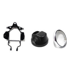 Kit Aro Cromado Carcaça Farol e Suporte Aranha Cg 150 Titan Sport 2004 2005 2006 2007 2008
