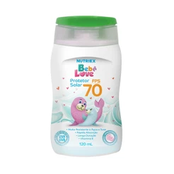 Protetor Solar Bebê Creme FPS70 Corpo Rosto Nutriex 120ml