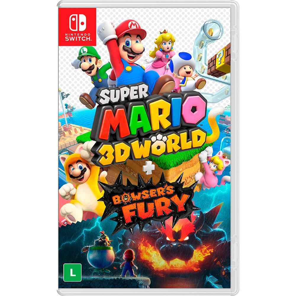 Super Mario 3D World + Browsers Fury - Nintendo Switch em Oferta na Shopee