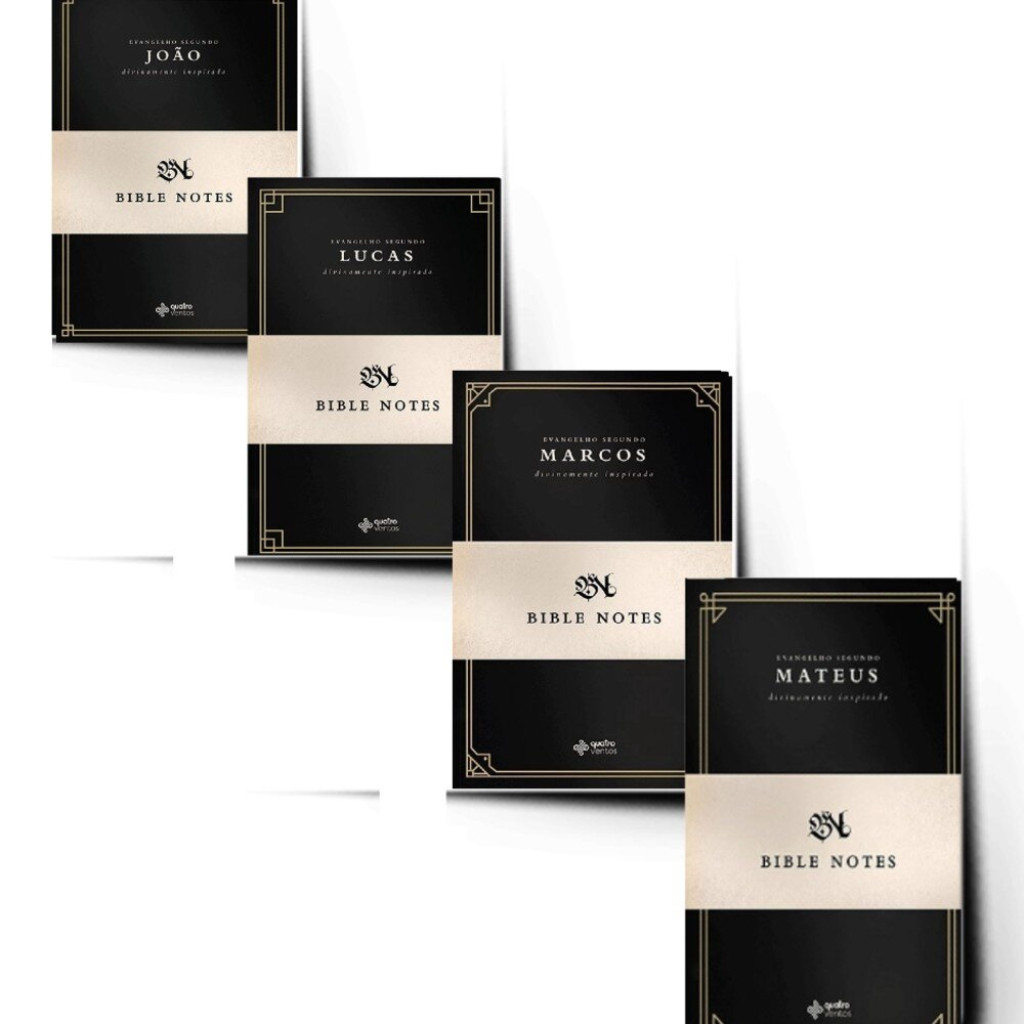 Kit Bible Notes – Mateus, Marcos, Lucas e João (4 VOL)