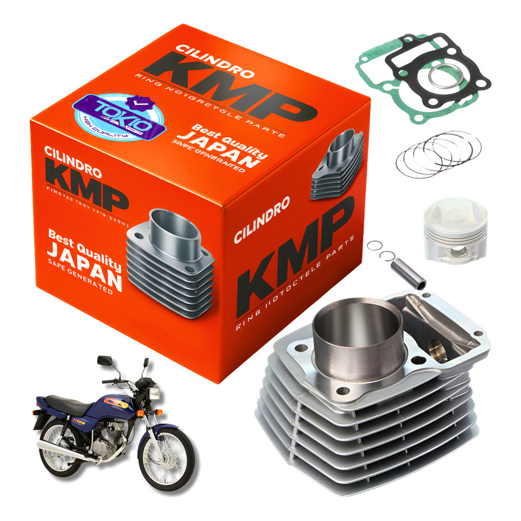 Kit Motor Cilindro Pistão Anel Junta Cg 125 92 A 99 Kmp