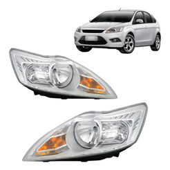 Par Farol Manual Cromado Focus 2009 2010 2011 2012 2013