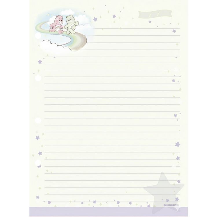 Refil P/ Caderno Argolado Colegial Ursinhos Carinhosos 80 Folhas 11014 ANIMATIVA