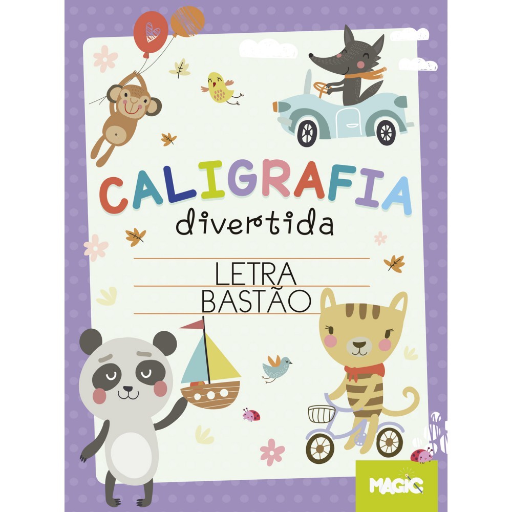 Livro Caligrafia Divertida - Letra Bastão em Oferta na Shopee