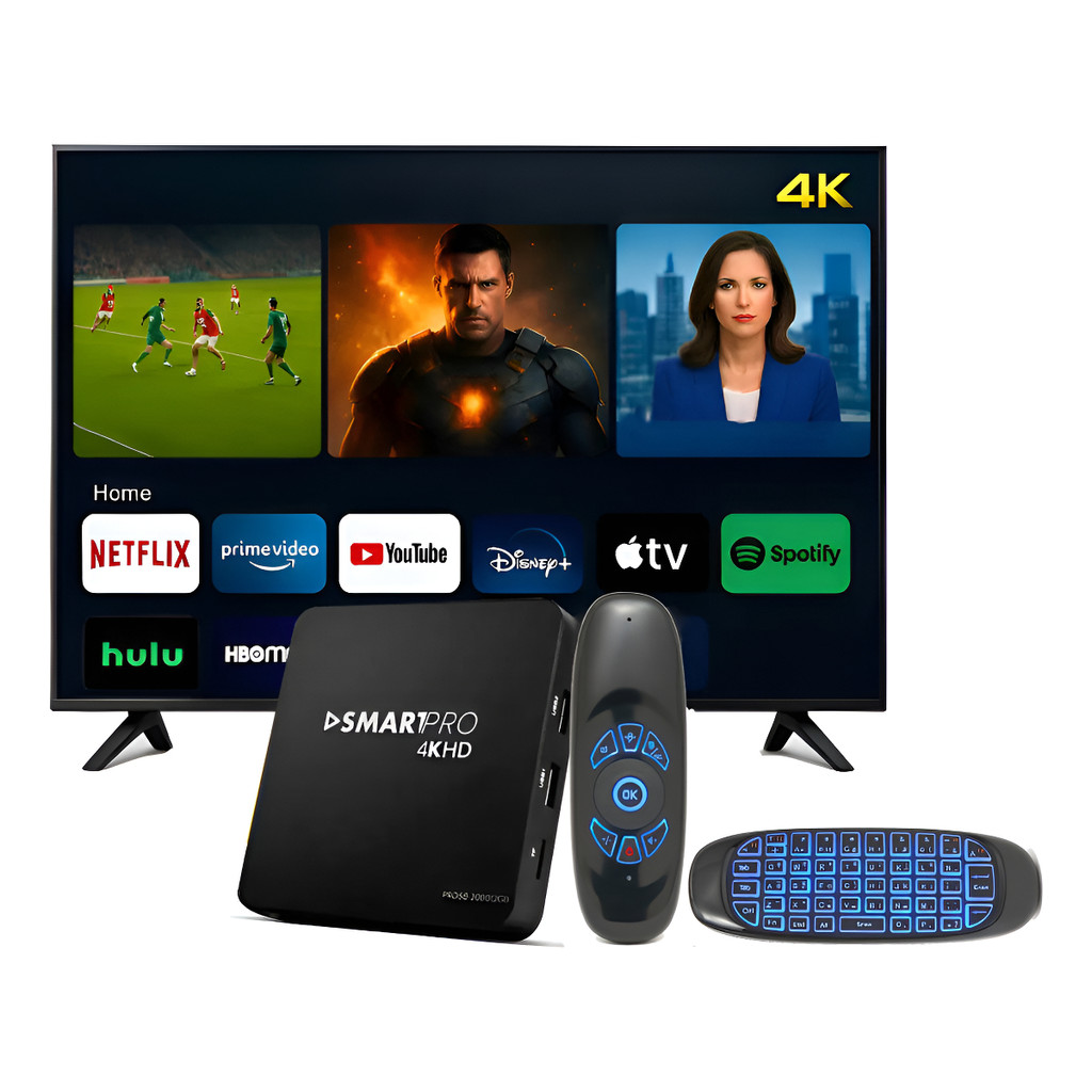 Smart Pro Tv Box 4k + Air Mouse De Brinde Bahrein