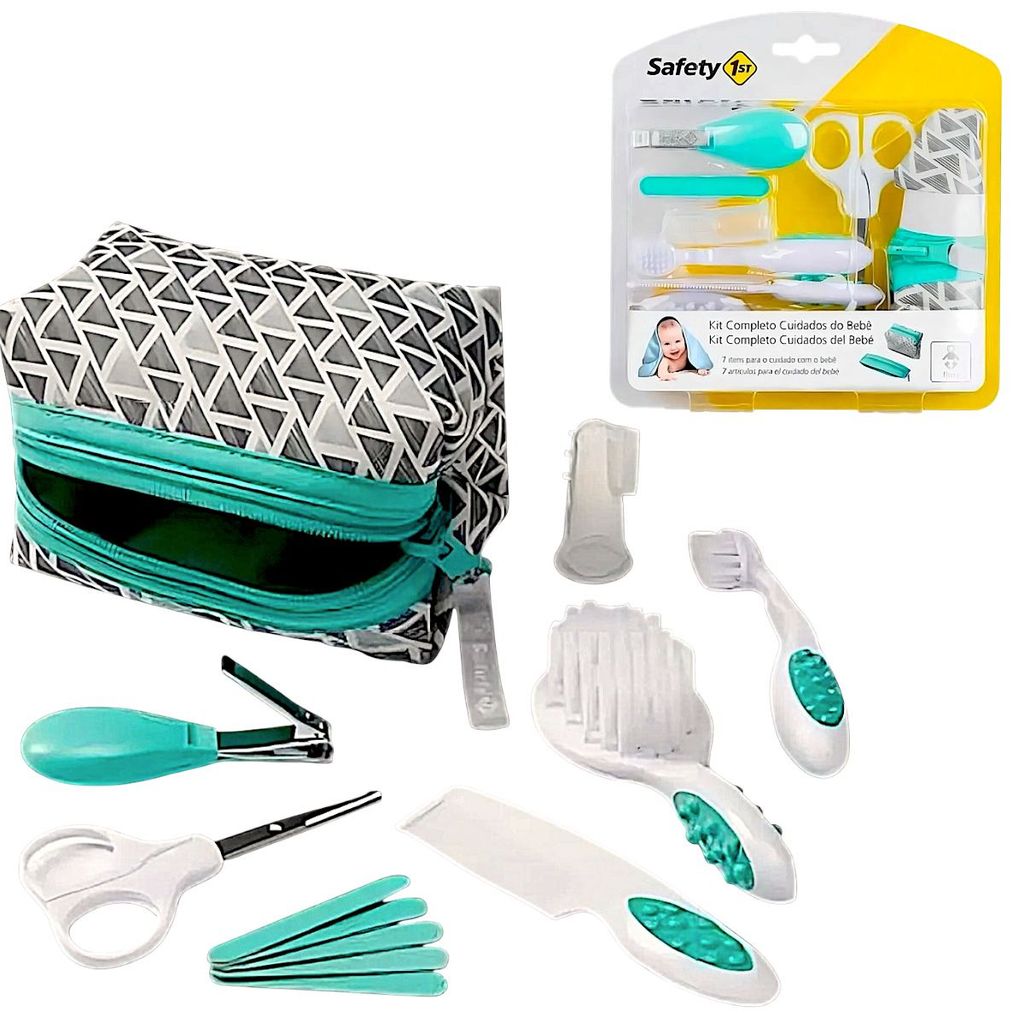 Kit Completo Cuidados Do Bebe Kit Higiene Para Bebê 7 peças