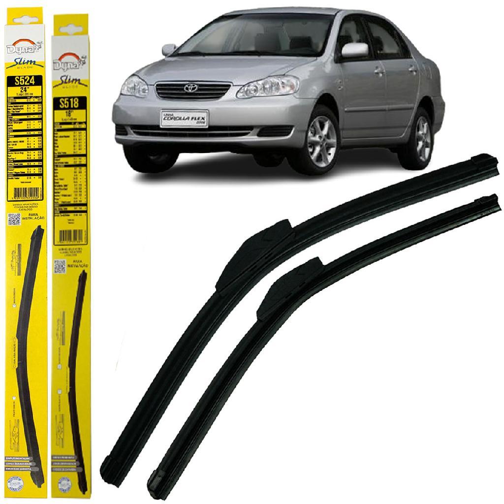 Par De Palhetas Dianteira Corolla De 2002 Até 2008 Dyna