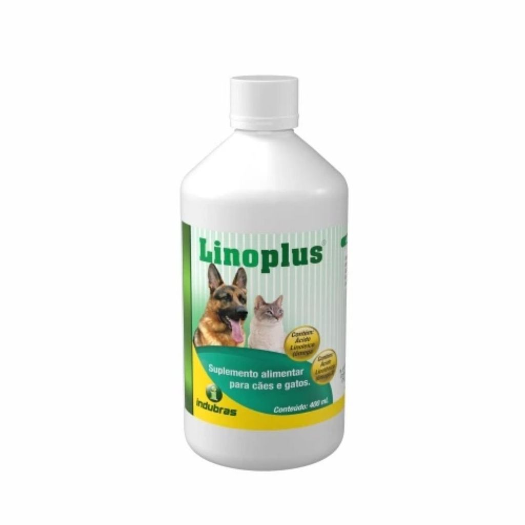 Linoplus 400ml - Suplemento Alimentar Para Cães E Gatos