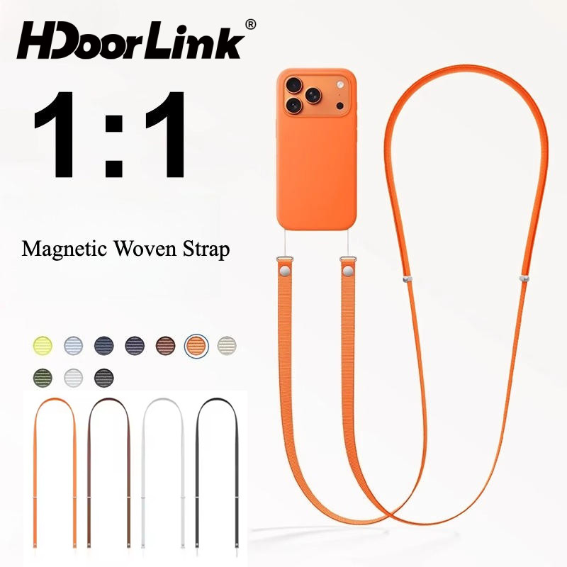 Capa De Telefone Com Cordão Magnético Crossbody Para iPhone 17 Pro Max Alça De Pescoço Ajustável Multifuncional