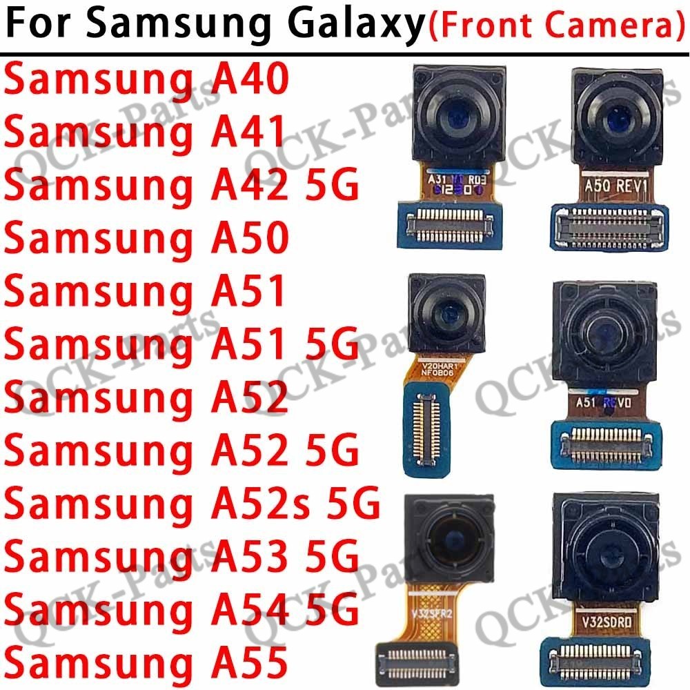 Câmera Selfie Para Samsung Galaxy A40 A41 A42 A50 A50s A51 A52 A52s A53 A54 A55 5G Módulo De Frontal Voltada Reposição