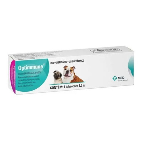Optimmune Pomada Oftalmólogica 3,5g Anti-inflamatória Msd em Oferta na Shopee