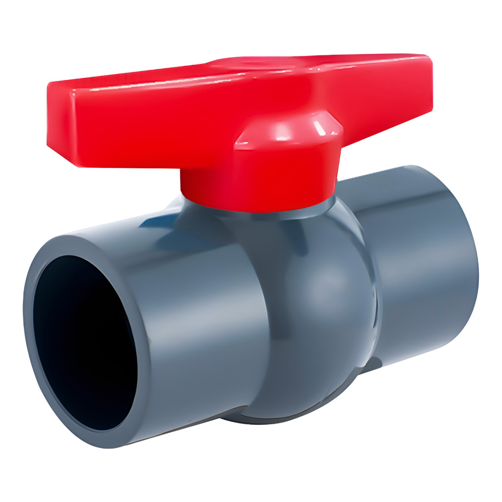 Registro Válvula Esfera PVC-U 101,6mm Soldável PN10 Água Tubo Cano Irrigação