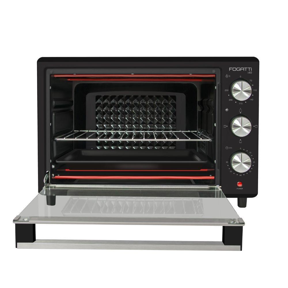 Forno Eletrico Fogatti 40 Litros Preto I40 220v em Oferta na Shopee