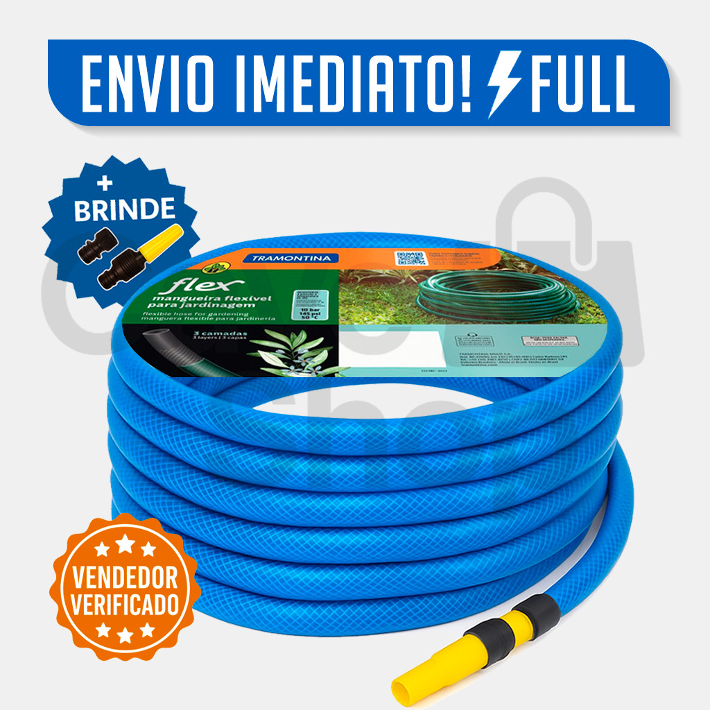 MELHOR ! Mangueira de Jardim Reforçada Trançada 10/15/20/25/30/35/50m – Super Qualidade