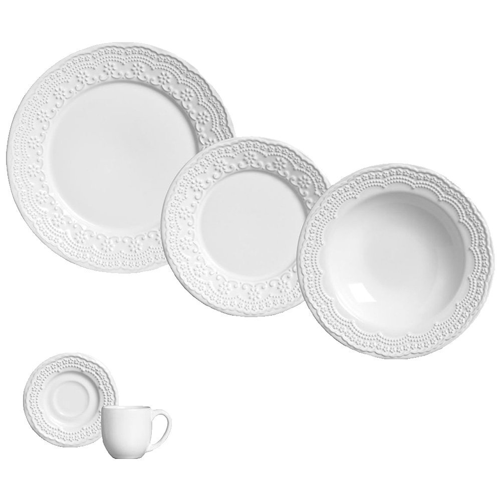 Aparelho de Jantar Porto Brasil 20 Peças: Onde Comprar | BuscaProdutos