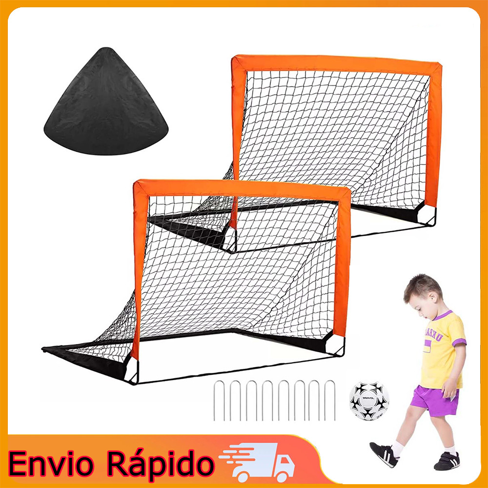 Conjunto de gol de treinamento de futebol, tênis, rede de treinamento de futebol, rede de futebol pequena para treinamen