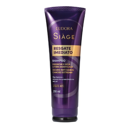 Shampoo Siàge Resgate Imediato EUDORA 250ml em Oferta na Shopee
