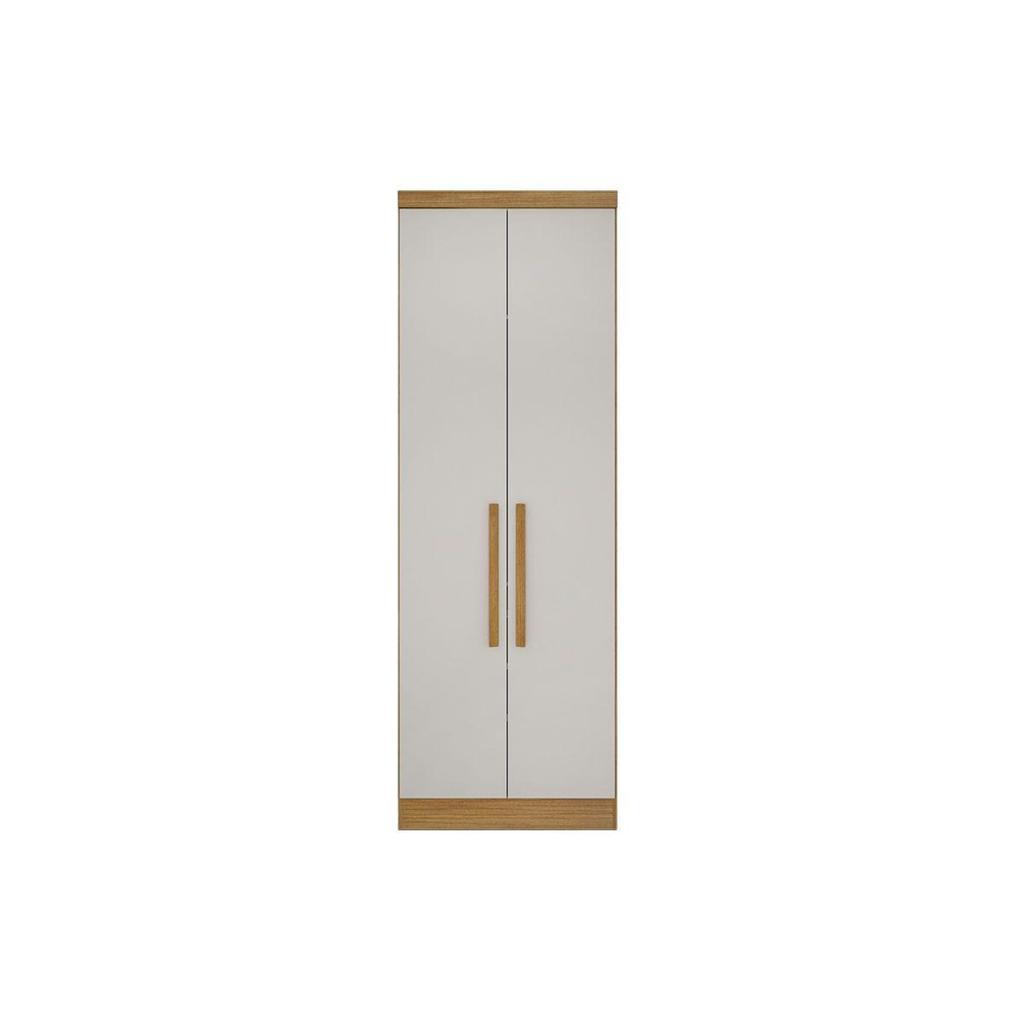 Guarda Roupa Modulado Rizon c/ 2 Portas e 3 Gavetas cor Freijo Cumaru c/ Fendi - Novo Horizonte