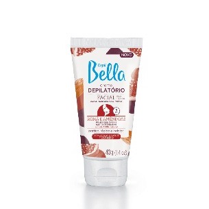 Creme Depilatório Facial Depil Bella Romã e Amêndoas 40g
