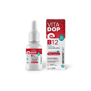 VitaDop B12 - 20ml Frutas Vermelhas - ElementoPuro em Oferta na Shopee