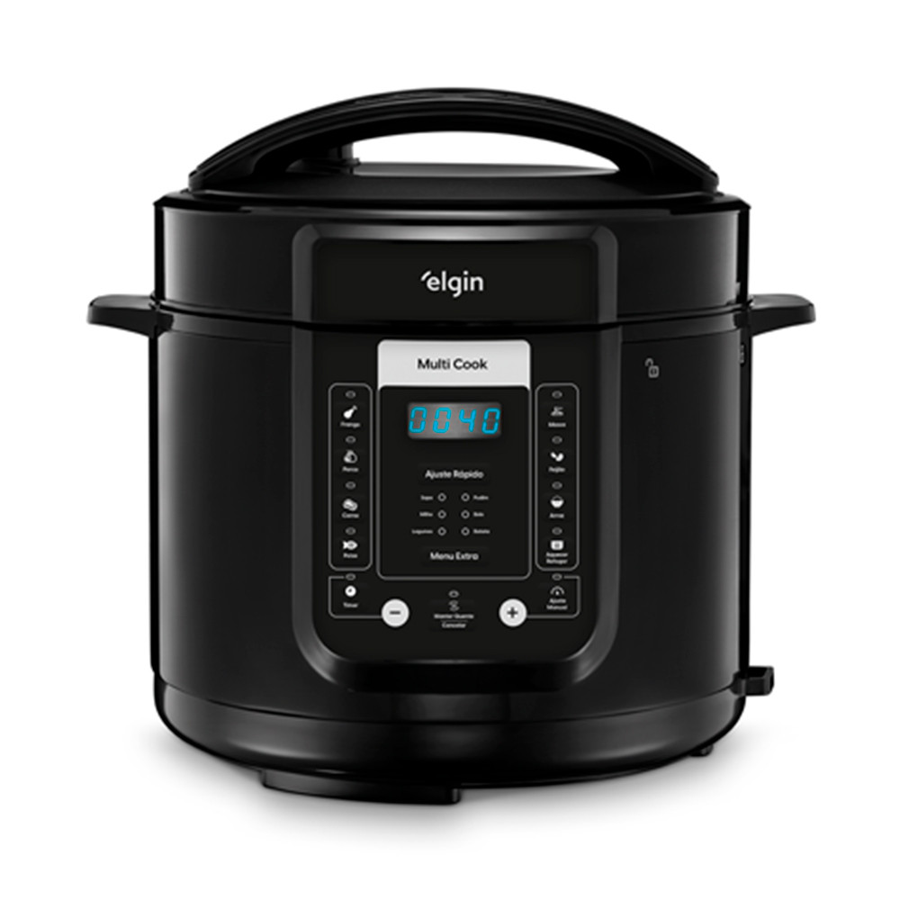 Panela de Pressão Digital Elgin Multi Cook 5l 127v Preta em Oferta na Shopee