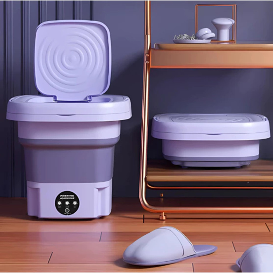 Mini máquina de lavar roupa 12L dobrável portátil moderna máquina de lavar automática roupa interior