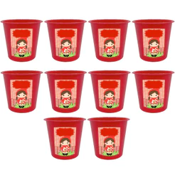 10 Baldinhos de pipoca Chapeuzinho Vermelho festa bosque