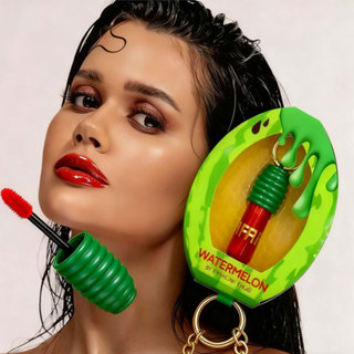 franciny ehlke Gloss de Melancia Boca Jugosa - Brilho Intenso e Cor Succa, Labios Hidratados em Oferta na Shopee
