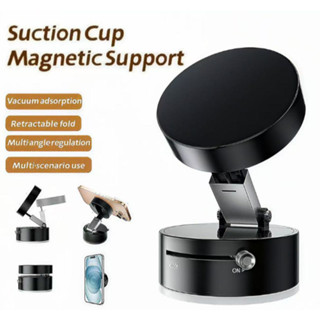 360 ° Rotação Dupla Face Vácuo Magnético Carro Montado Suporte De Adsorção Preguiçoso Multifuncional em Oferta na Shopee