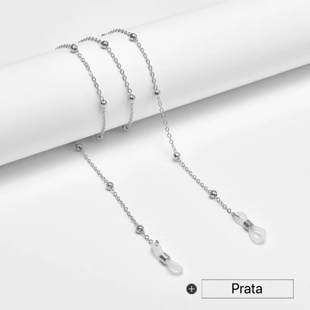 【LOUIE SHARK 2】Cordão Óculos De Metal Correntes O Mesmo Estilo Dos Blogueiros De Celebridades