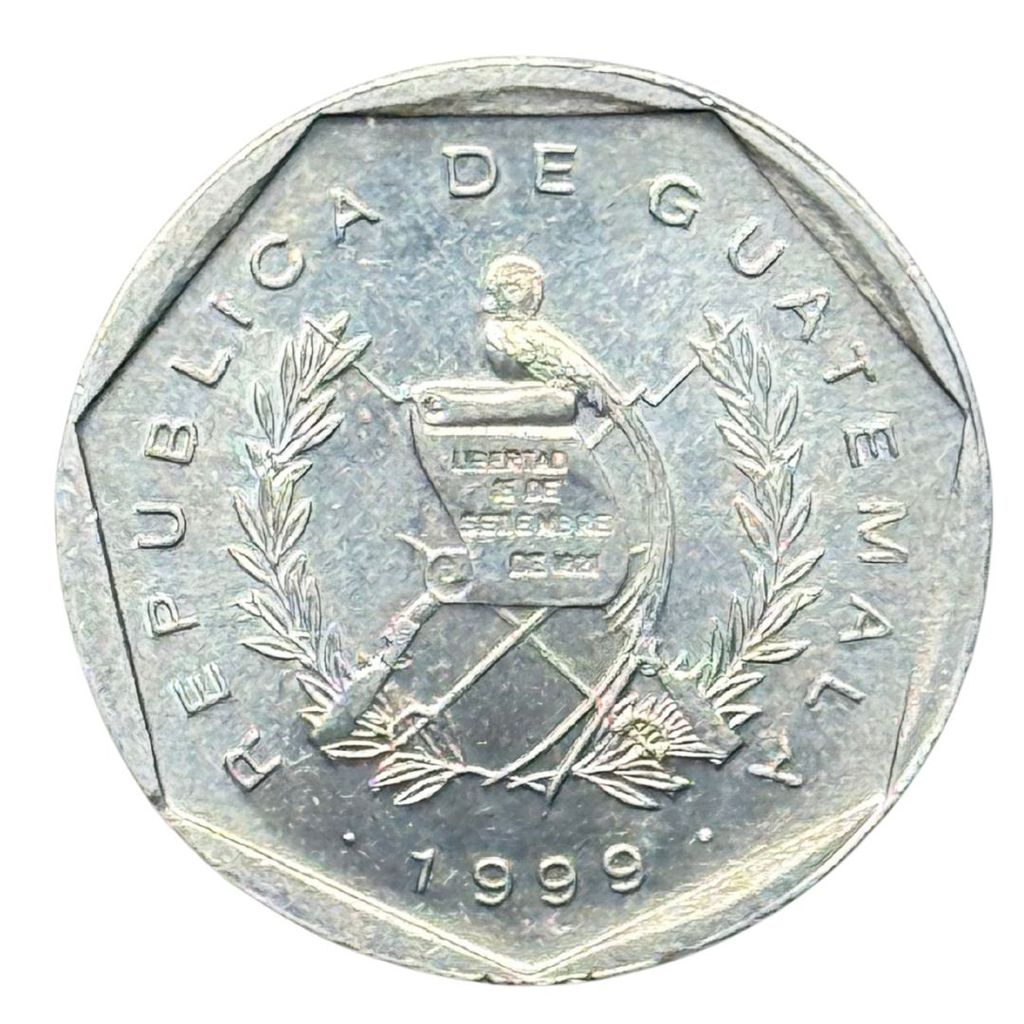 Moeda da Guatemala - 1 centavo, 1999 - FC - 19 mm - KM# 282