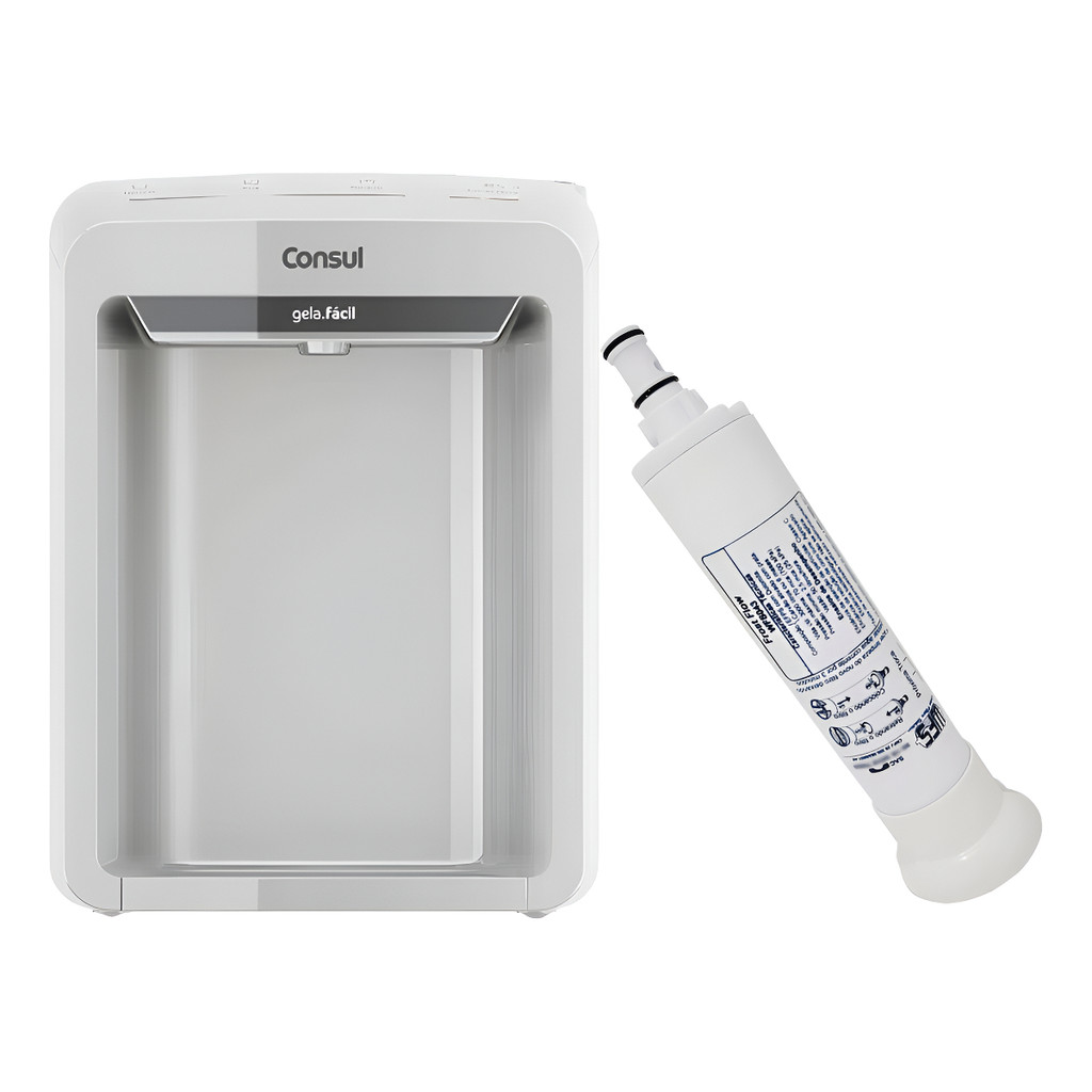 Refil Filtro Compatível Purificador Consul Cpb33ab Branco