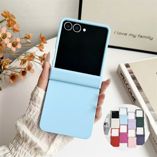 Dopamina Doce Cor Fosco Caso De Telefone Para Samsung Galaxy Z Flip 7 7FE 6 5 4 3 5G Dobradiça Protetora Capa Traseira D em Oferta na Shopee