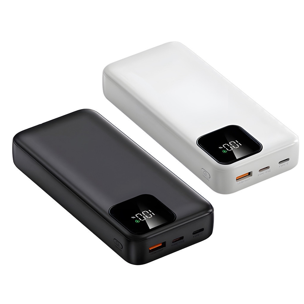 power bank turbo 20000mah 22.5w carregador portatil com fonte turbo 33w inclusa display digital