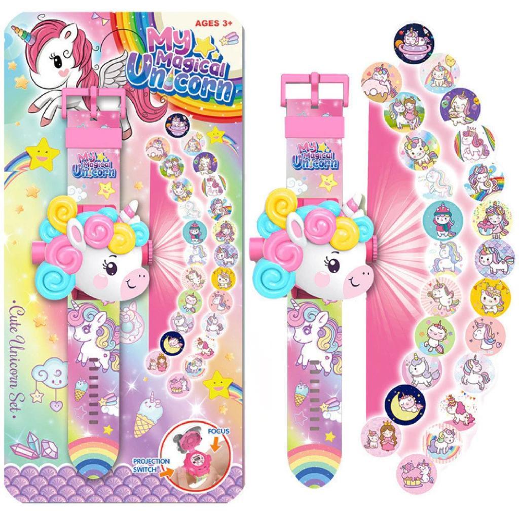 Relógio Infantil De Unicórnio Digital C/Projetor 24 Luzes De Projeção em Oferta na Shopee