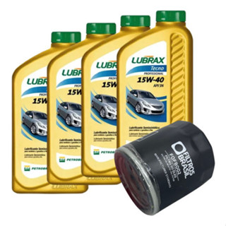 Kit 4 Litros Óleo Lubrax Tecno 15w40 Semi Gol 1.0 8v em Oferta na Shopee