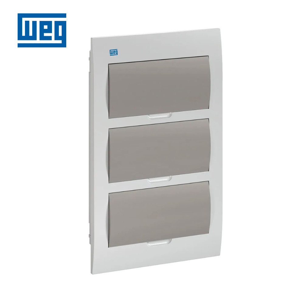 QUADRO DE DISTRIBUIÇÃO WEG QDW02-36-FE DE EMBUTIR PARA ATÉ 36 DISJUNTORES