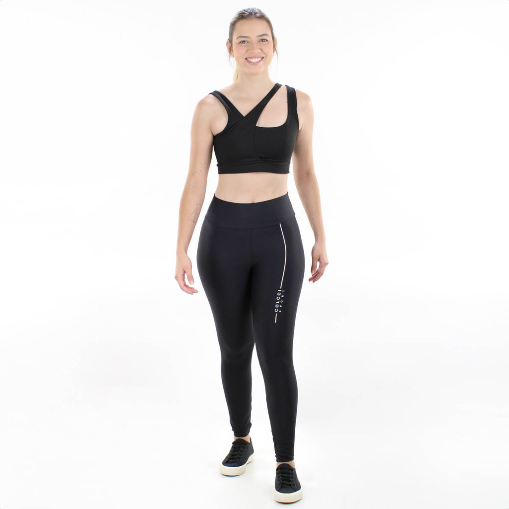 Calça Legging Colcci Sport Perfect Fit Preto - Feminino