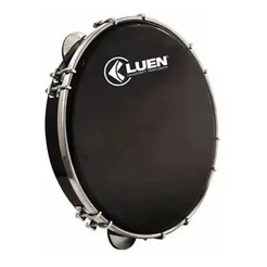 Pandeiro Luen 10" Inox Tarraxa Dupla - 40039