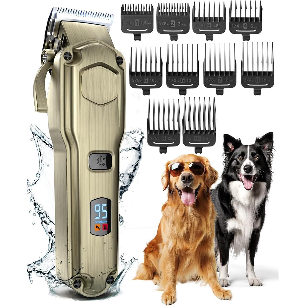 oneisall Cortador De Cães Para Cuidar De Casacos Grossos E Pesados/Barbeador Sem Fio Recarregável De Baixo Ruído Animais