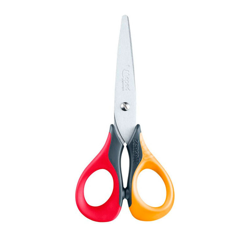Detalhes do Tesoura escolar Sensoft 3D 13cm 069300 Maped
