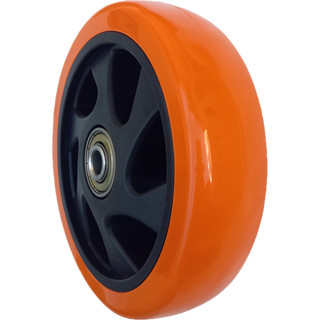 Roda PVC 512 (12,5cm) Pneu PVC, Nucleo de PP, Rol. De Esfera - PVC512E12_AJ em Oferta na Shopee
