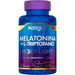 Melatonina + triptofano 500mg - 60 Cápsulas - katiguá