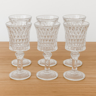 Taças de Vidro 130ml Jogo com 6 Ideais para Sobremesa, Drinks e Decoração da Mesa em Oferta na Shopee