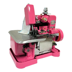 Máquina de Costura Overlock Importway Semi Industrial Rosa 150W com Acessórios e Kit de Costura 220v